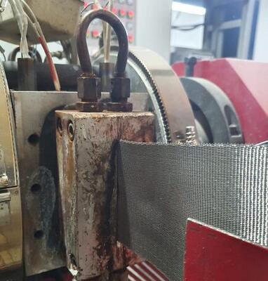 Continuous Stainless Steel Wire Mesh Belt for Plastic Film Lamination Line