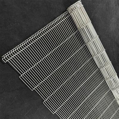 AISI 304 Chain Link Wire Mesh Conveyor Belt for Chocolate Enrober Coating Line