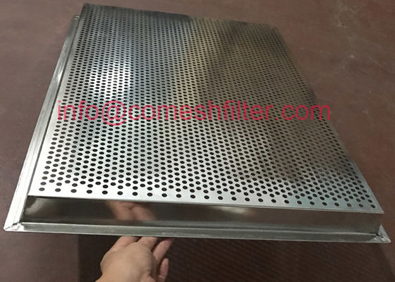 سینی پشته مستطیل مواد غذایی درجه سینی سوراخ دار سوراخ دار