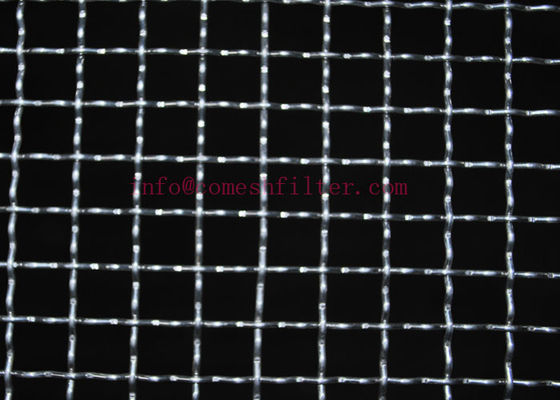 304 316 Sea Grim Crimped Mesh 1.2mm 1.5mm قطر سیم با اندازه سوراخ 10 میلی متر