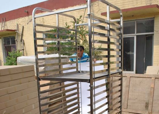 خوردگی - مقاوم در برابر چرخ دستی سینی استیل ضد زنگ 201 304 برای نانوایی