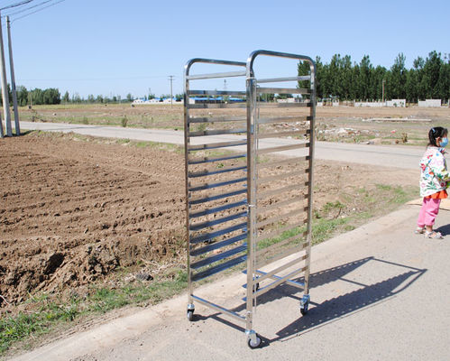 سینی بازرگانی مواد غذایی Dehydrator Ryd SUS304 Rack Trolley