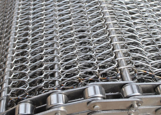 50-2000kg/M2 سیم میش حلقه حمل و نقل سیاه برای کاربردهای سنگین