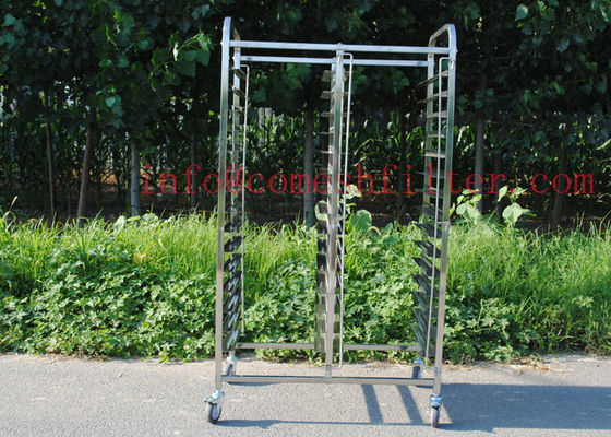 قیمت خوب واگن برقی قفسه ای از جنس استنلس استیل 1.5 میلی متر ورق 15 ردیف آنلاین