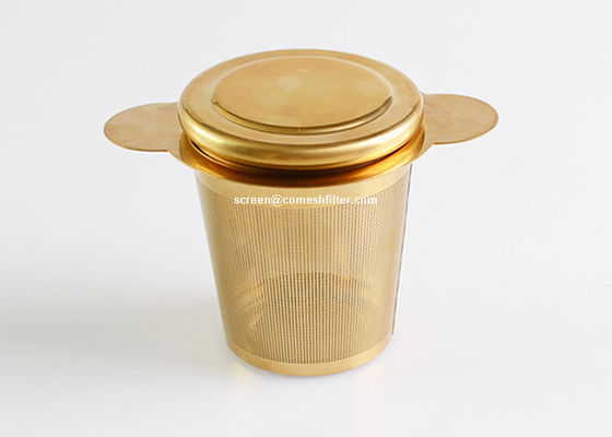 تزریق چای ضد زنگ طلای 100x65mm برای چای برگ شل