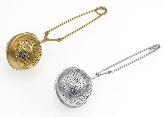 100x65mm FDA 304 Stainless Steel Tea Ball Infuser Wire Mesh فیلتر