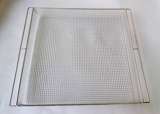 سینی پخت ضد زنگ مشبک گریل Oem Bbq 2mm سوراخ 18x26 اینچ
