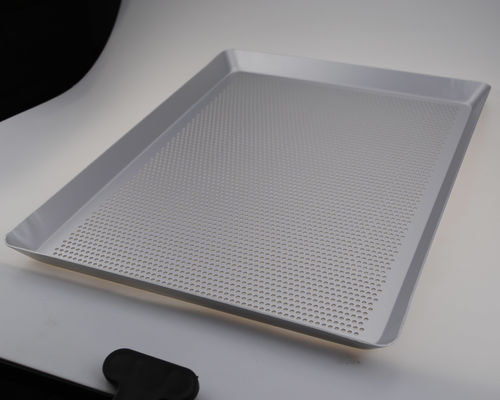 سینی پخت فولاد ضد زنگ مقاومت در برابر خوردگی گواهینامه Fda 0.6mm