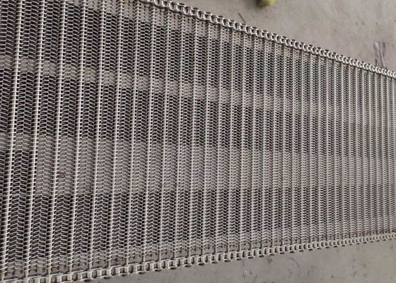 تسمه نقاله مش زنجیره ای SGS Ss304 Baking and Cooling