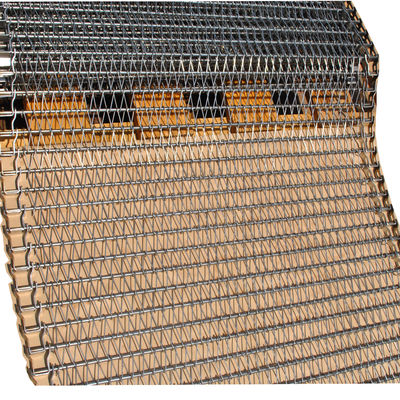 قیمت خوب 201 Resistance High Temperature Oven Spiral Conveyor Belt آنلاین